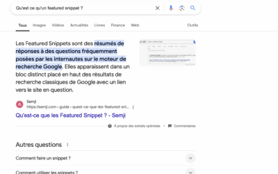 Qu’est ce qu’un featured snippet ?