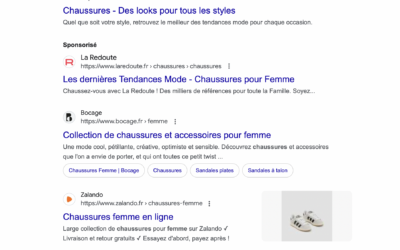 Combien de liens Google Ads sont affichés dans les SERP ?