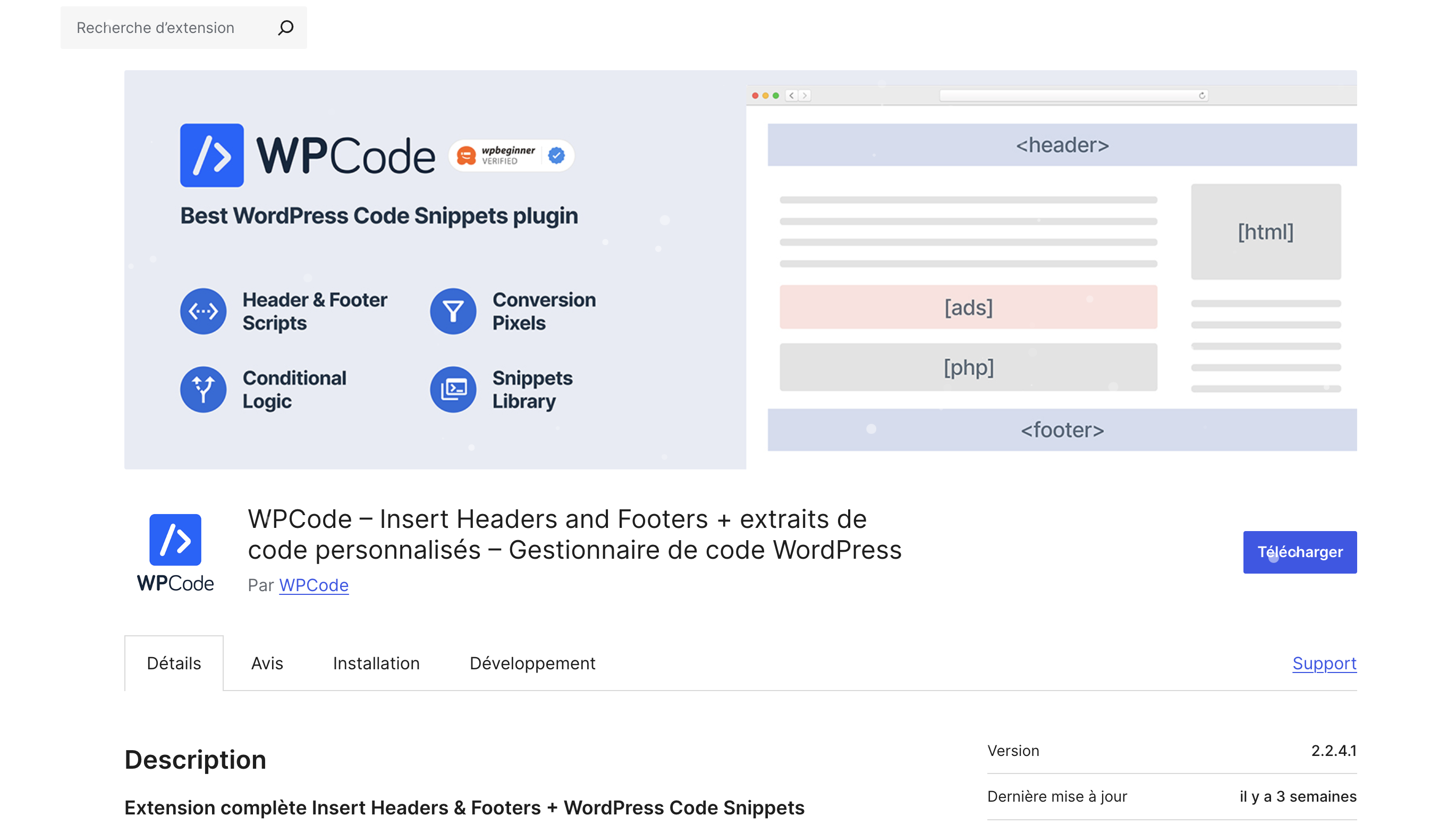 WPCode : Ajoutez du code personnalisé sur WordPress en 3 clics !