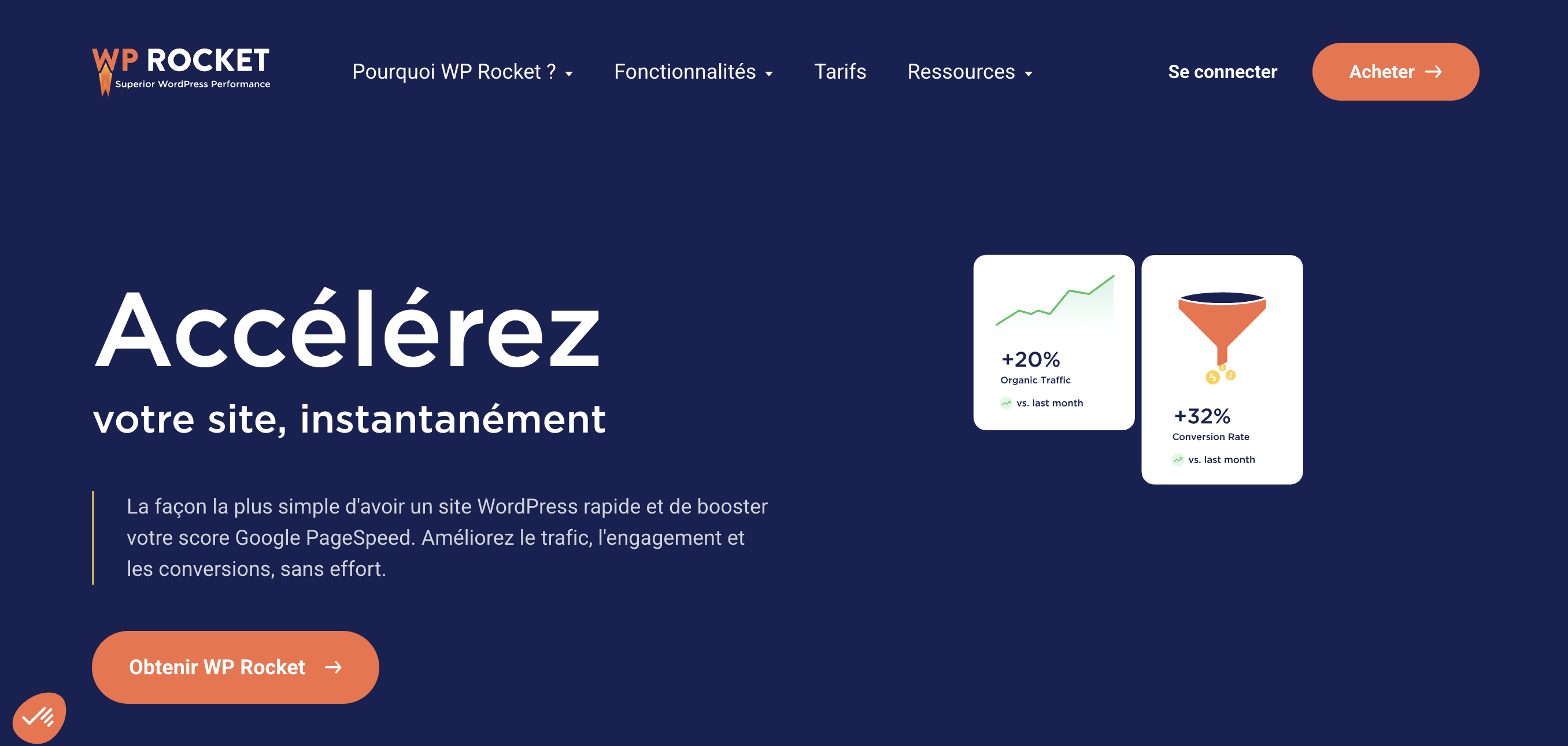 WP Rocket : boostez la vitesse de votre site WordPress